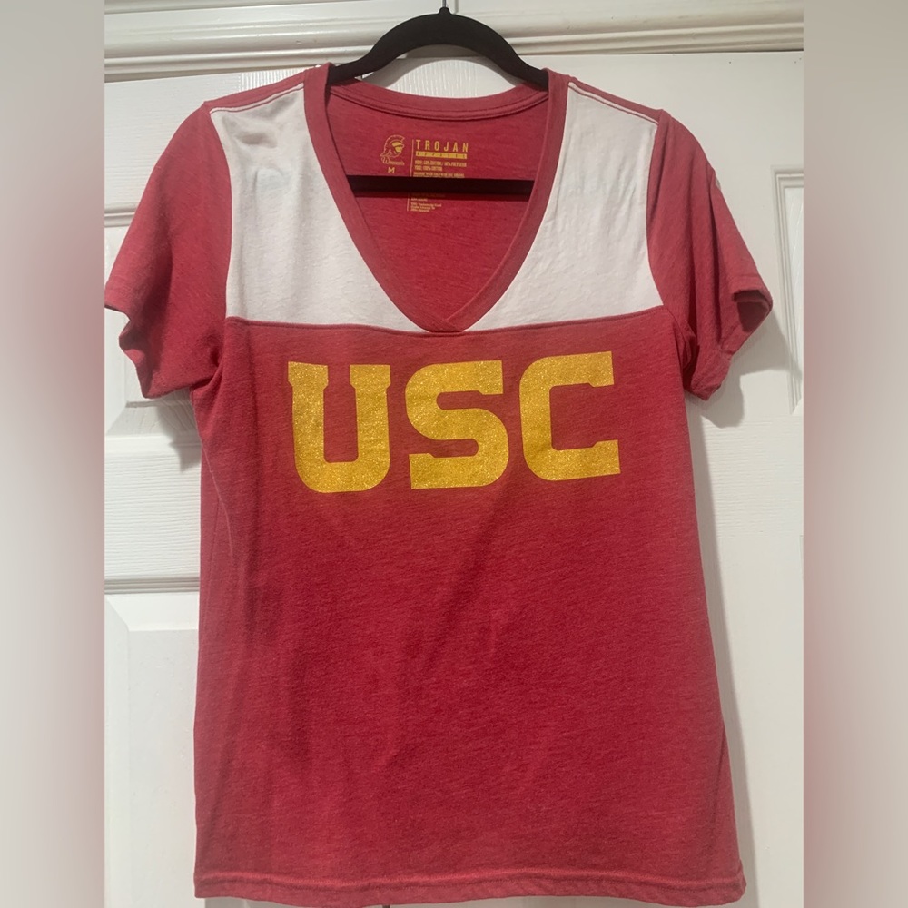 Trojan Apparel USC Medium V Neck T-Shirt